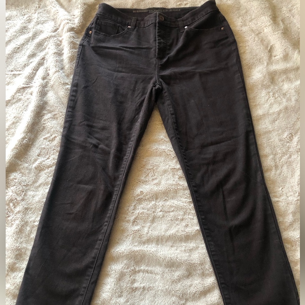 Brown skinny jeans
